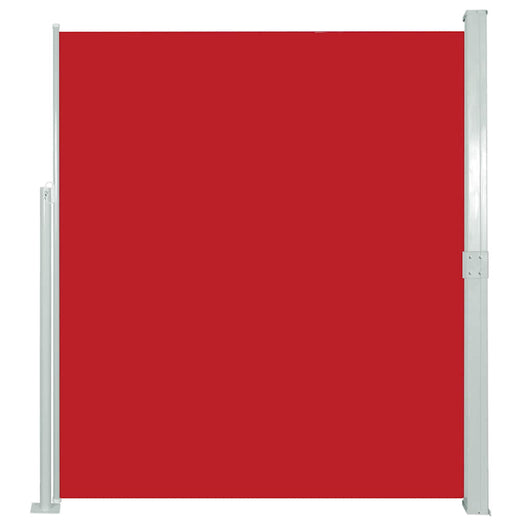 Tenda Laterale Retrattile per Patio 170x300 cm Rosso 48367