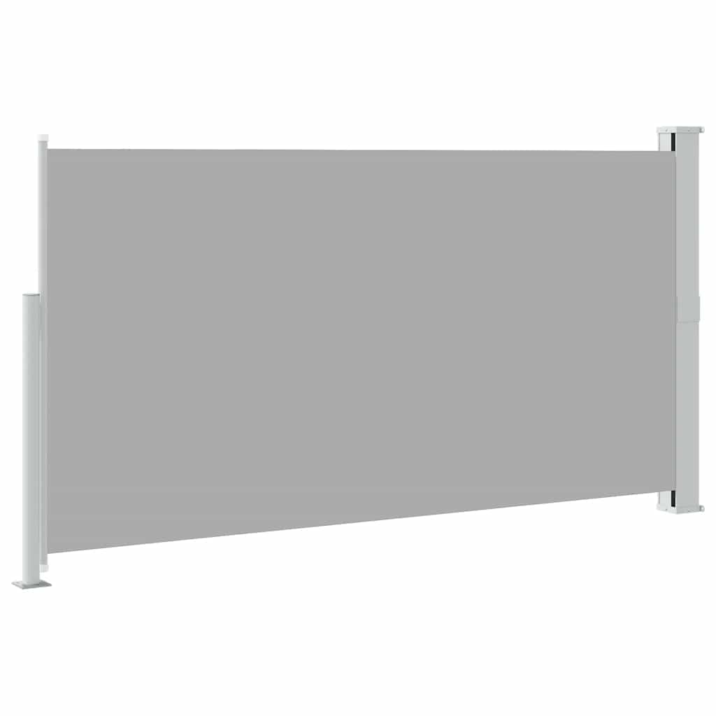 Tenda Laterale Retrattile per Patio 170x300 cm Grigio 48368