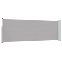 Tenda Laterale Retrattile per Patio 100x300 cm Grigio 48374