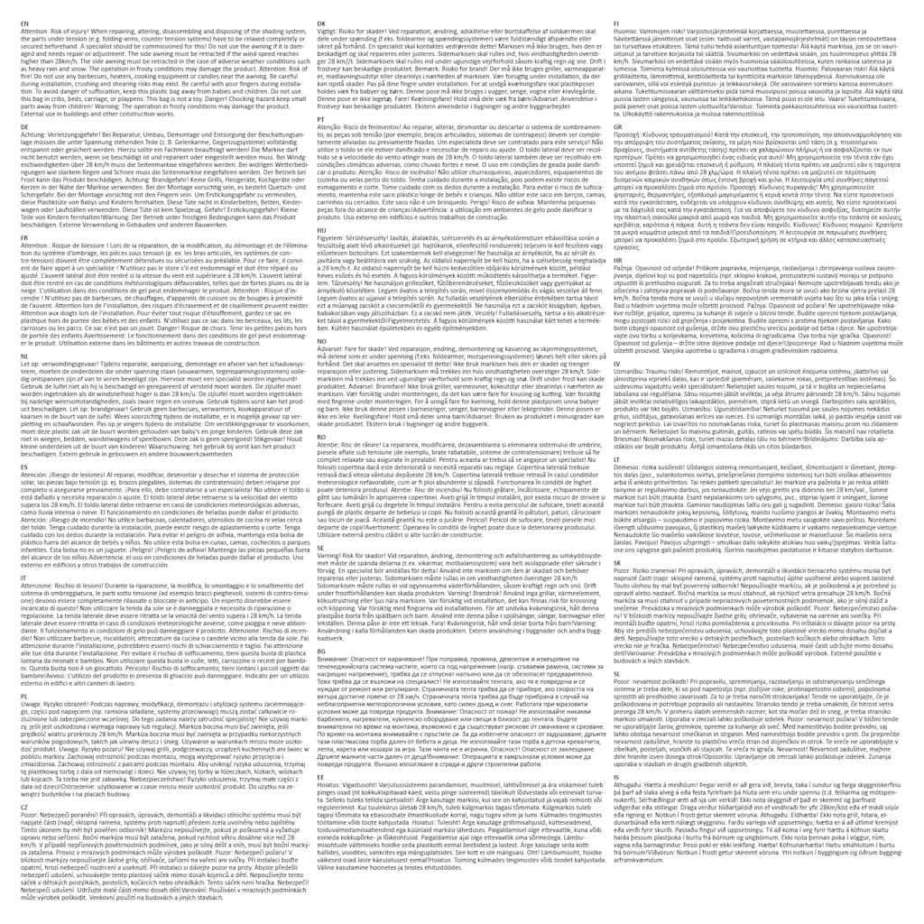 Tenda Laterale Retrattile per Patio 140x500 cm Crema 48395