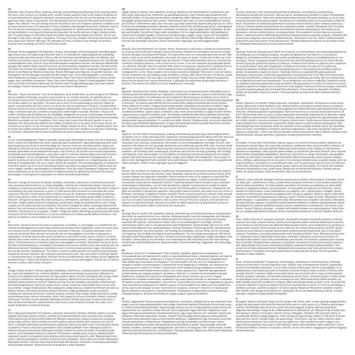 Tenda Laterale Retrattile per Patio 140x500 cm Blu 48396