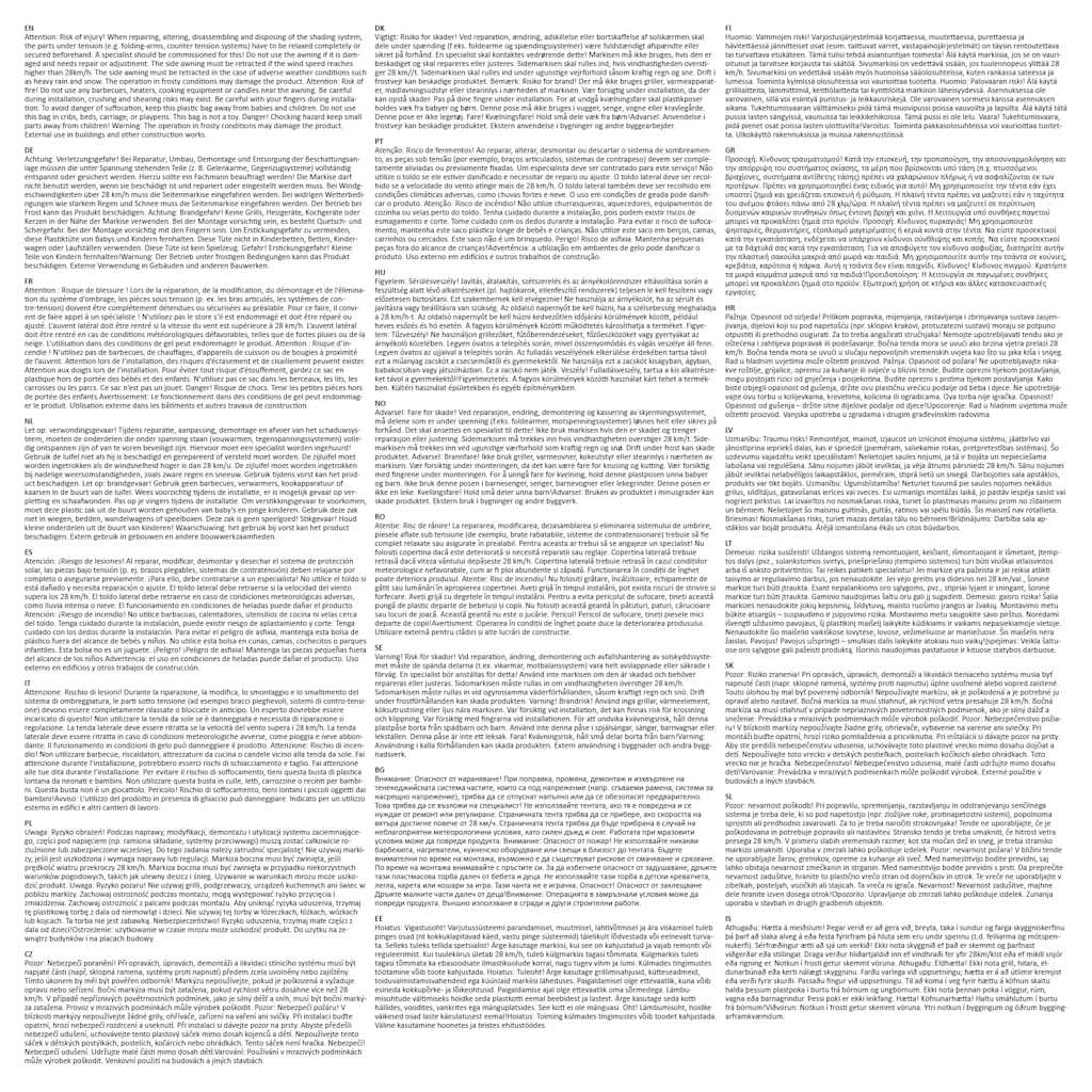 Tenda Laterale Retrattile per Patio 140x500 cm Marrone 48399