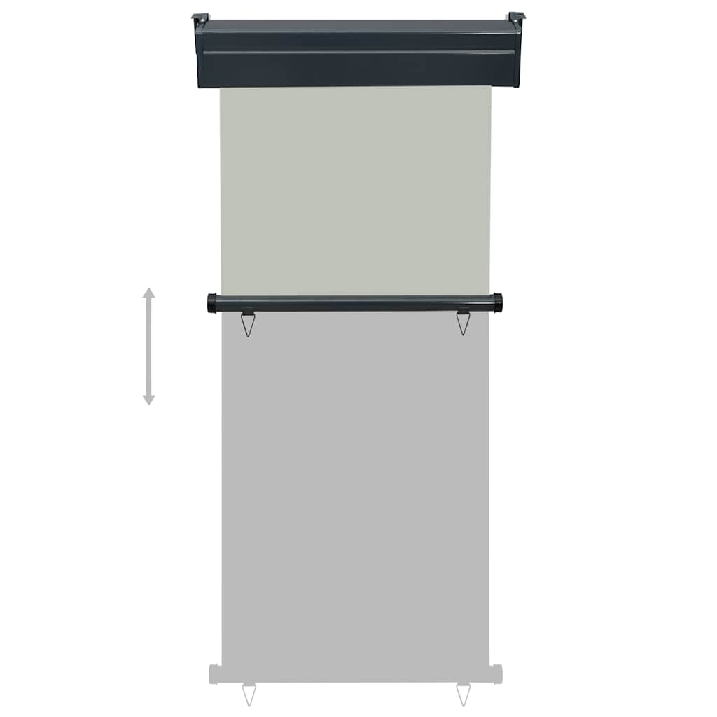 Tendalino Laterale per Balcone 85x250 cm Grigio 48410