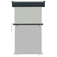 Tendalino Laterale per Balcone 105x250 cm Grigio 48416