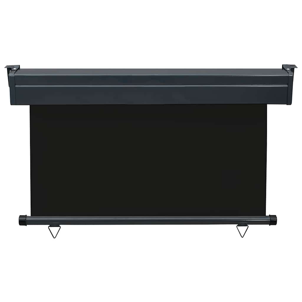 Tendalino Laterale per Balcone 125x250 cm Nero 48418