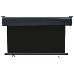 Tendalino Laterale per Balcone 125x250 cm Nero 48418