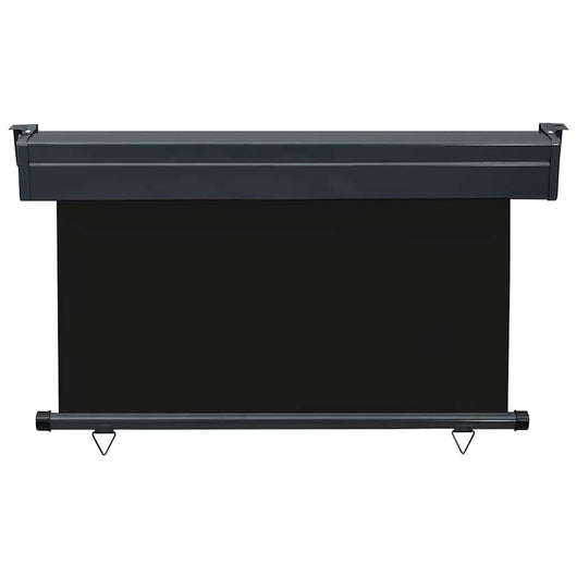 Tendalino Laterale per Balcone 125x250 cm Nero 48418