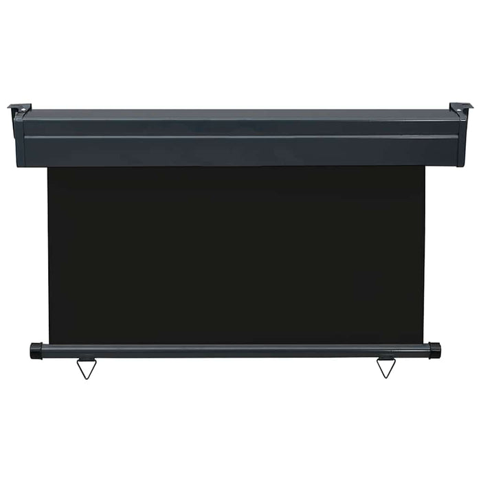 Tendalino Laterale per Balcone 125x250 cm Nero 48418