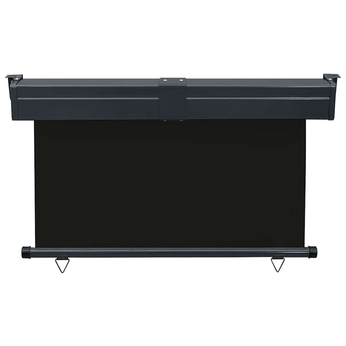 Tendalino Laterale per Balcone 125x250 cm Nero