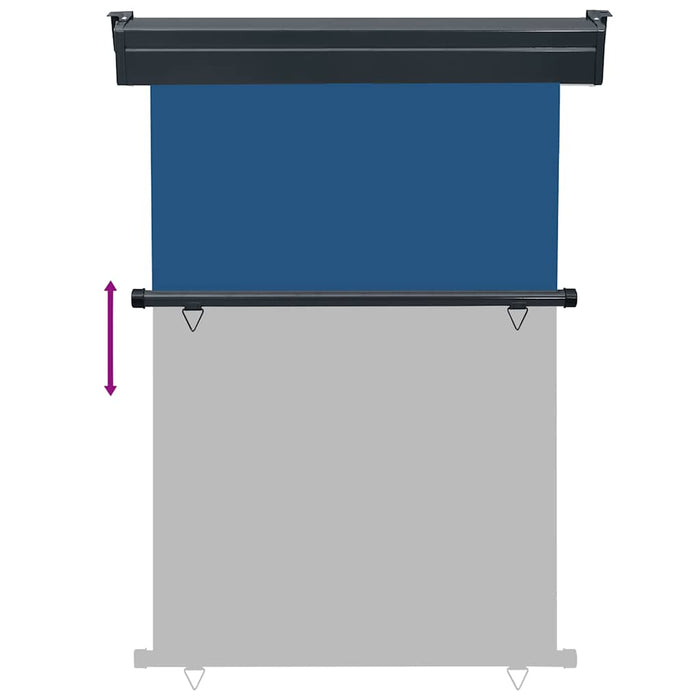 Tendalino Laterale per Balcone 125x250 cm Blu 48420