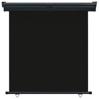 Tendalino Laterale per Balcone 175x250 cm Nero 48436