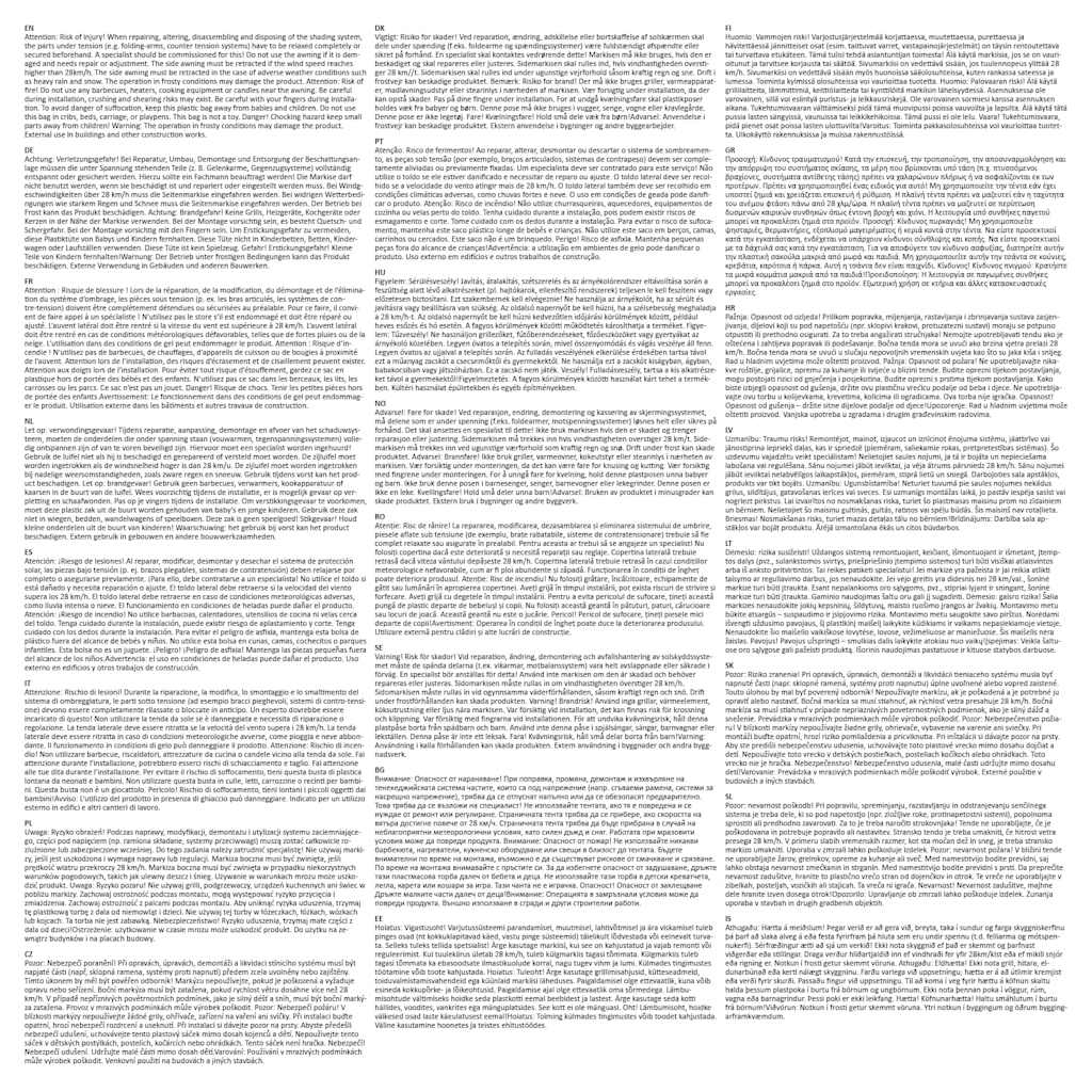 Tendalino Laterale per Balcone 175x250 cm Blu 48438