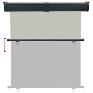 Tendalino Laterale per Balcone 175x250 cm Grigio 48440