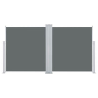 Tenda da Sole Laterale Retrattile Antracite 100x600 cm 48444