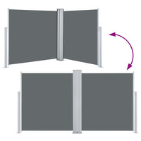 Tenda da Sole Laterale Retrattile Antracite 100x600 cm cod mxl 48090