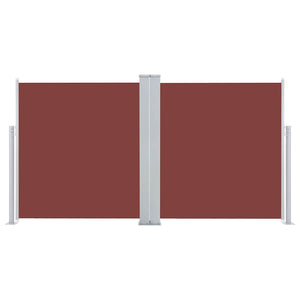 Tenda da Sole Laterale Retrattile Marrone 120x600 cm