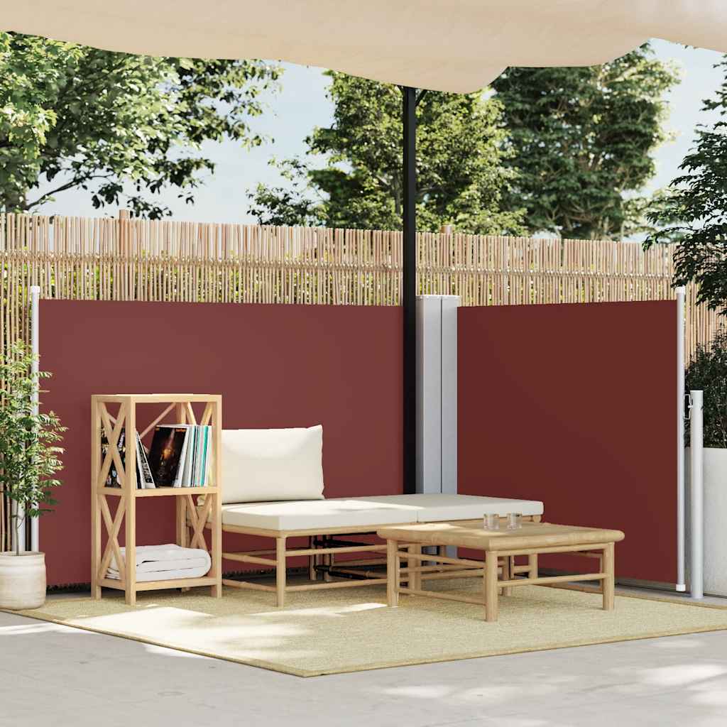Tenda da Sole Laterale Retrattile Marrone 120x600 cm 48451