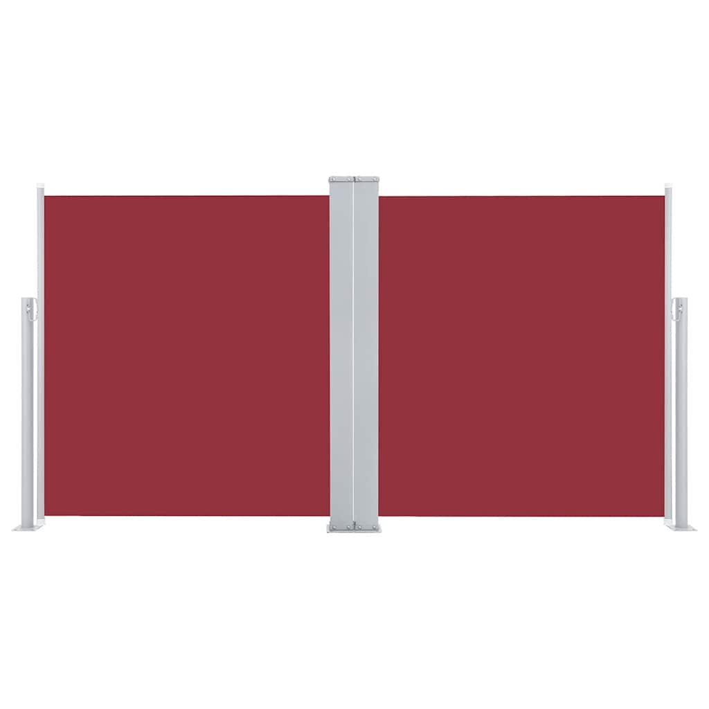 Tenda da Sole Laterale Retrattile Rossa 120x600 cm 48453