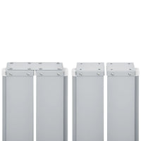 Tenda da Sole Laterale Retrattile Rossa 120x600 cm 48453