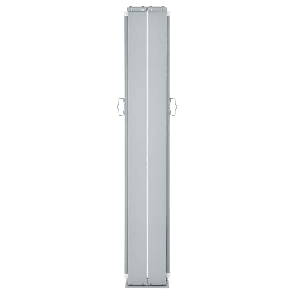 Tenda da Sole Laterale Retrattile Nera 140x600 cm 48454