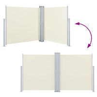 Tenda da Sole Laterale Retrattile Crema 140x600 cm 48455