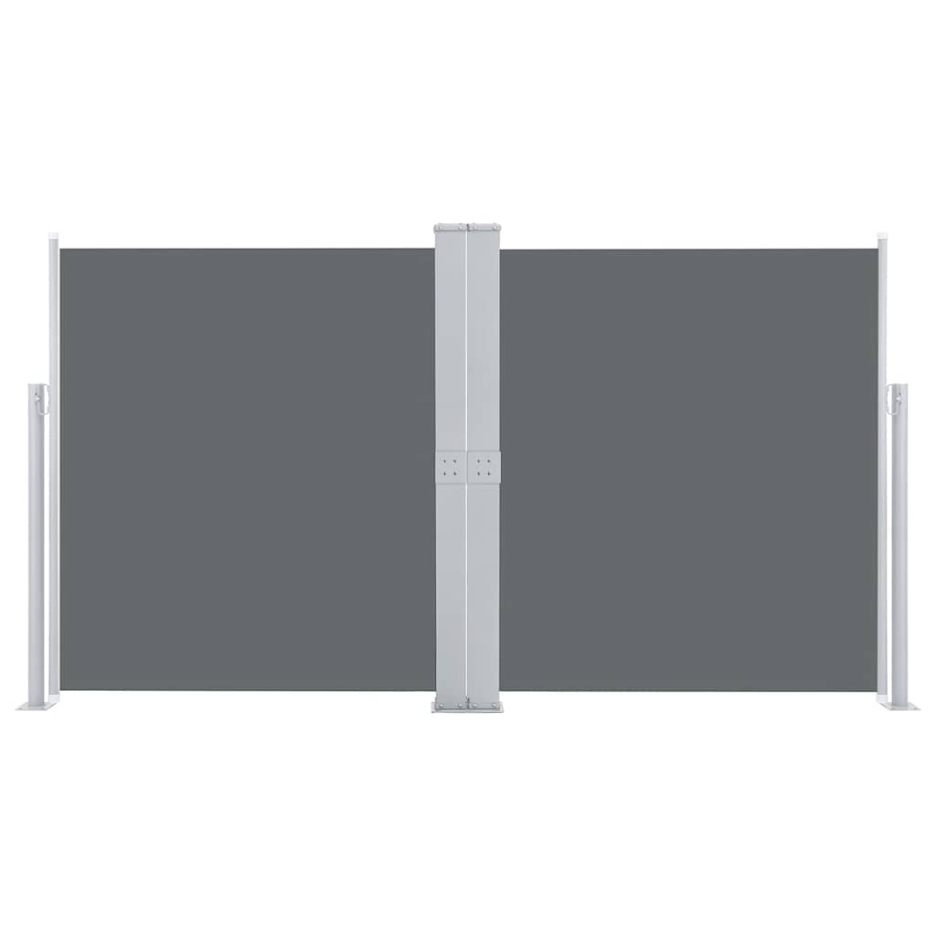 Tenda da Sole Laterale Retrattile Antracite 140x600 cm 48456