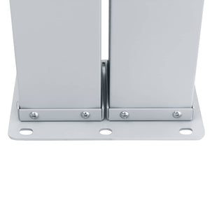 Tenda da Sole Laterale Retrattile Antracite 140x600 cm 48456