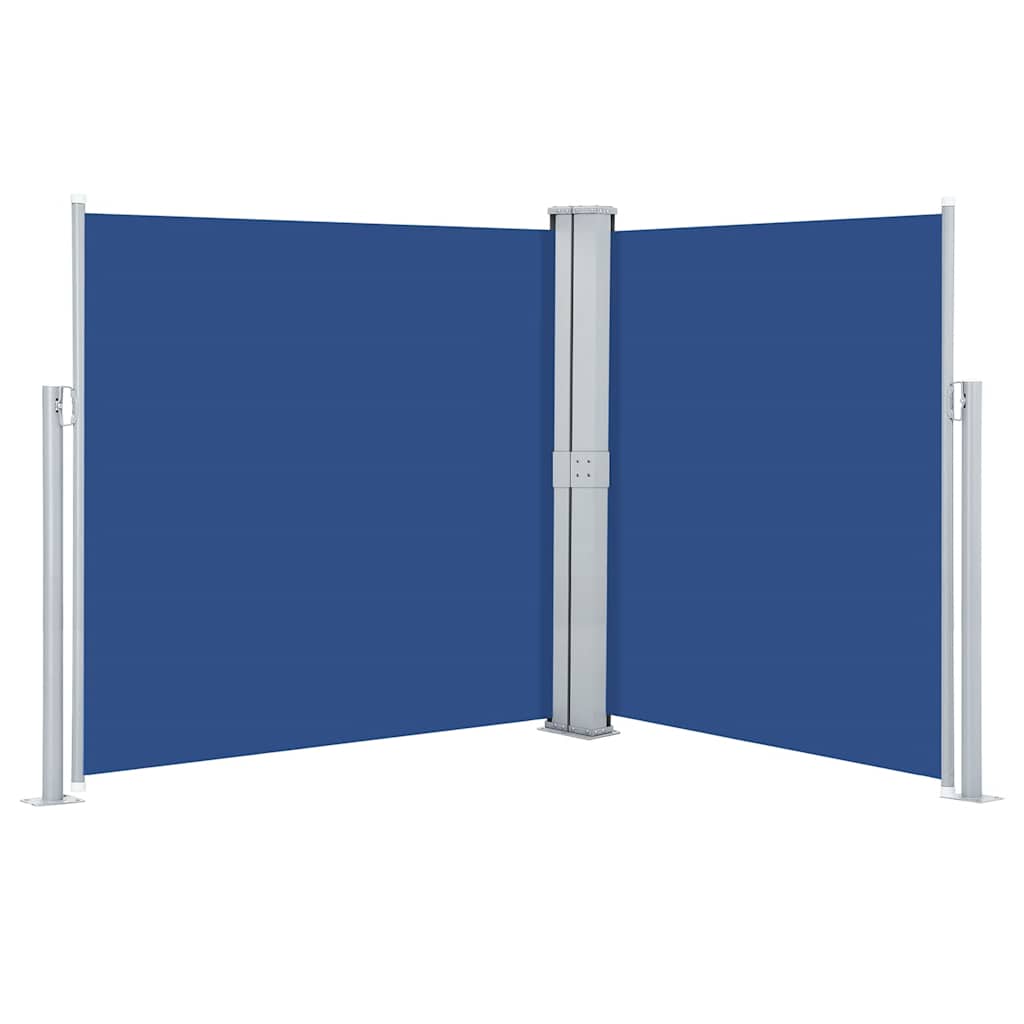 Tenda da Sole Laterale Retrattile Blu 140x600 cm 48458