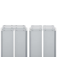 Tenda da Sole Laterale Retrattile Rossa 140x600 cm 48459