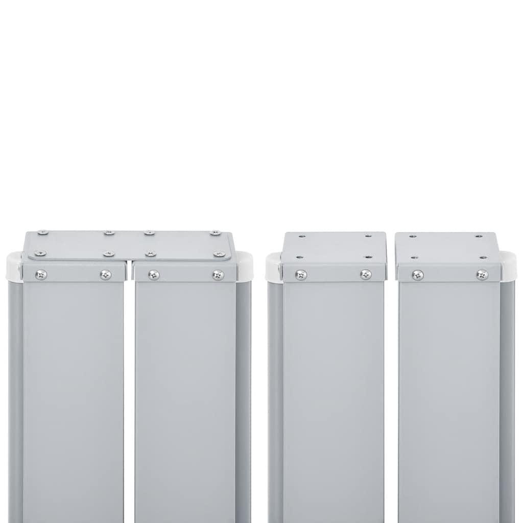 Tenda da Sole Laterale Retrattile Rossa 160x600 cm 48465