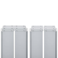 Tenda da Sole Laterale Retrattile Rossa 160x600 cm 48465