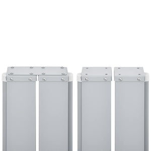 Tenda da Sole Laterale Retrattile Rossa 160x600 cm 48465