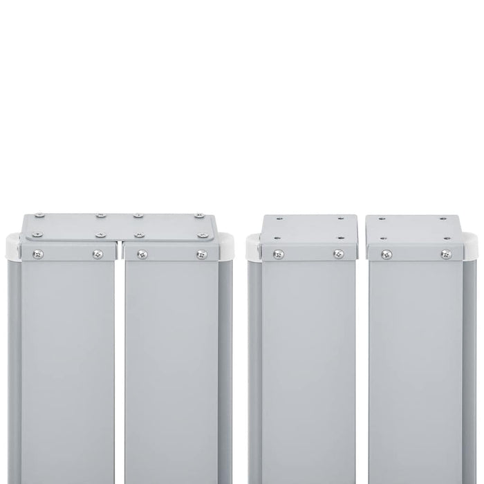 Tenda da Sole Laterale Retrattile Rossa 160x600 cm 48465