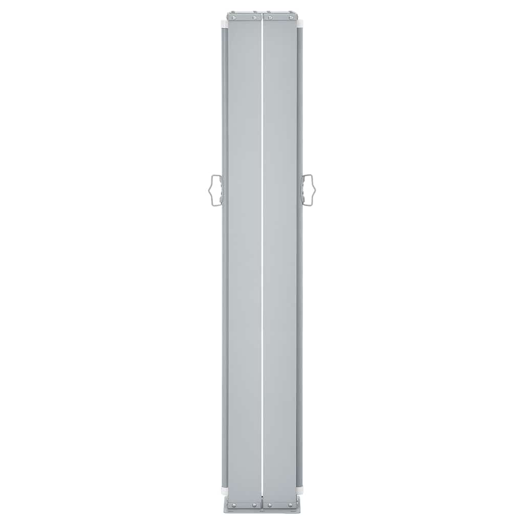 Tenda da Sole Due Lati Retrattile per Patio 170x600 cm Crema 48467