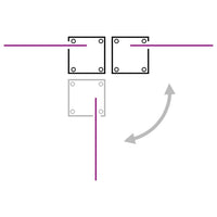 Tenda da Sole Due Lati Retrattile per Patio 170x600 cm Crema