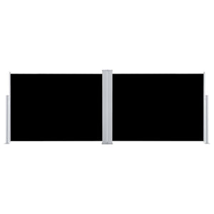 Tenda da Sole Laterale Retrattile Nera 100x1000 cm 48472