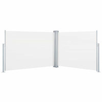 Tenda da Sole Laterale Retrattile Crema 120x1000 cm 48479