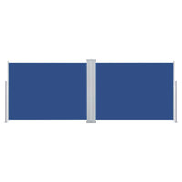 Tenda da Sole Laterale Retrattile Blu 120x1000 cm 48482