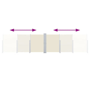 Tenda Laterale Retrattile Crema 140x1000 cm 48485