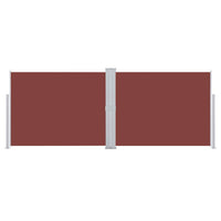 Tenda Laterale Retrattile Marrone 140x1000 cm 48487