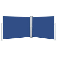 Tenda da Sole Laterale Retrattile Blu 140x1000 cm 48488