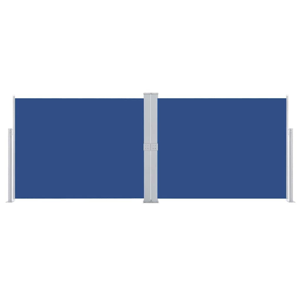 Tenda da Sole Laterale Retrattile Blu 140x1000 cm 48488