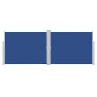 Tenda da Sole Laterale Retrattile Blu 140x1000 cm 48488