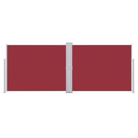 Tenda Laterale Retrattile Rossa 140x1000 cm 48489