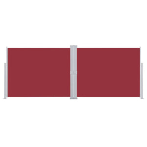 Tenda Laterale Retrattile Rossa 140x1000 cm 48489