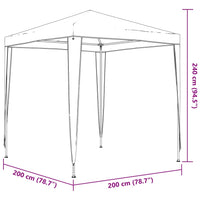 Gazebo per Feste Professionale 2x2 m Antracite 48506