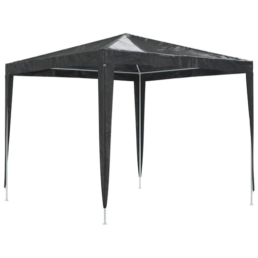 Gazebo Professionale 2,5x2,5 m Antracite 90 g/mÂ²