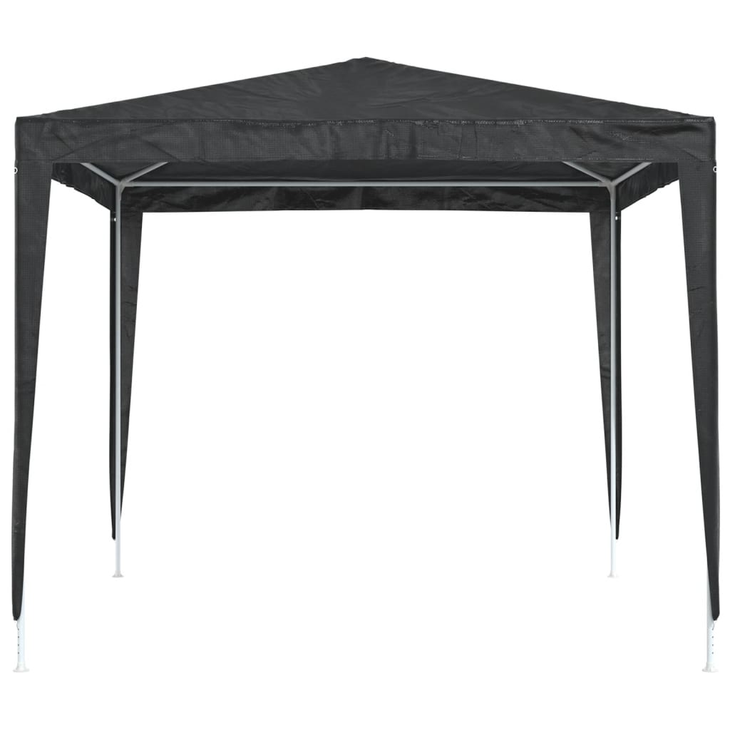 Gazebo Professionale 2,5x2,5 m Antracite 90 g/mÂ²