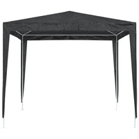 Gazebo Professionale 2,5x2,5 m Antracite 90 g/mÂ²