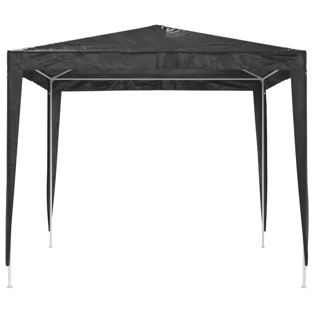 Gazebo Professionale 2,5x2,5 m Antracite 90 g/mÂ²